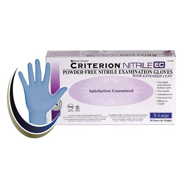 Criterion EC Nitrile Exam Gloves X-Large Non-Sterile, 10 BX/CA