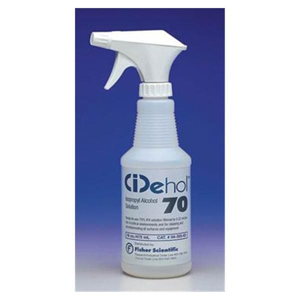 CiDehol Alcohol Spray Clear 70% Isopropyl Alcohol 1gal Spray Bottle Ea