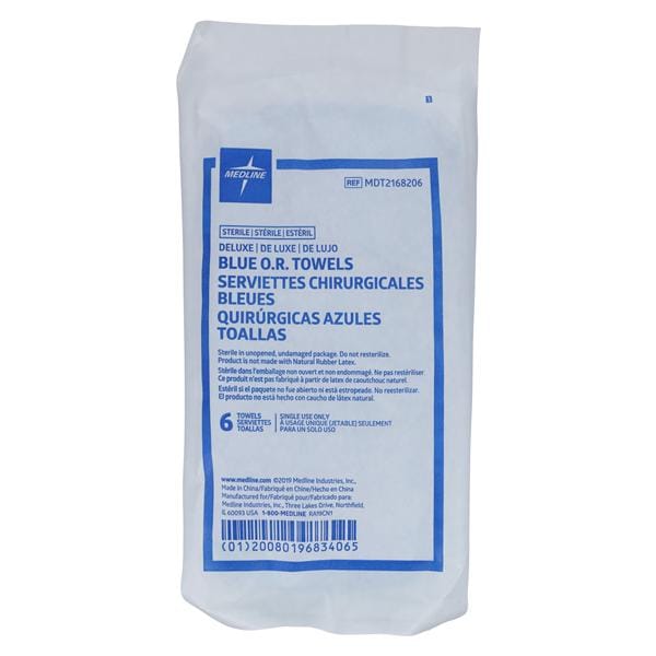Towel O.R. Blue Sterile
