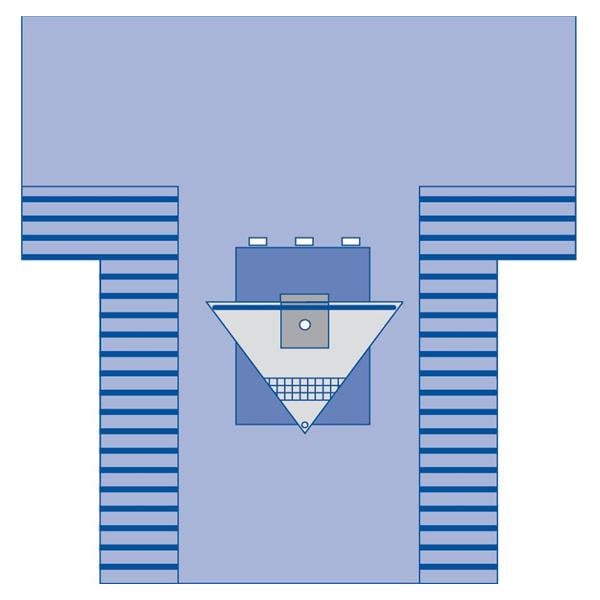 114x122x9" Sterile Arthroscopy Drape 2-1/2" Fenestrated