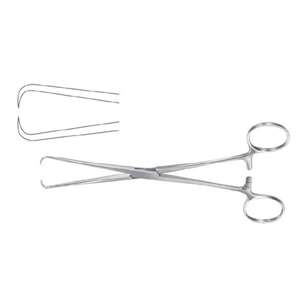 Meister-Hand Barrett Tenaculum Forcep Straight 7-1/4" Stainless Steel Atoclv Ea