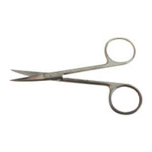 Iris Scissors Straight 4-1/4" Stainless Steel Non-Sterile Reusable Ea