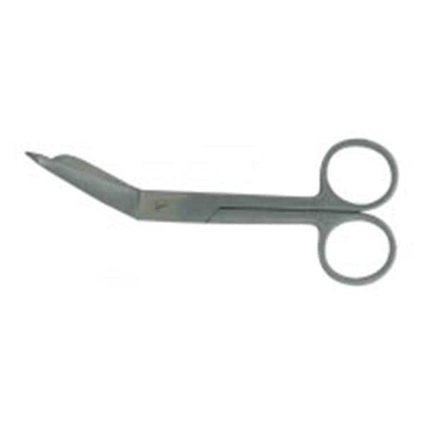 Lister Bandage Scissors Angled 7-1/4" Stainless Steel Non-Sterile Reusable Ea