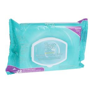 Hygea Personal Cleansing Cloths Light Fresh Scent Disposable 5.3x6.8" 48/Pk