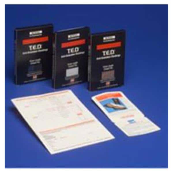 T.E.D. Anti-Embolism Stocking Knee High Small/Long 16" White