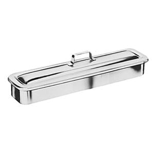 Catheter Instrument Tray 8-7/8x5x2" Stainless Steel Ea