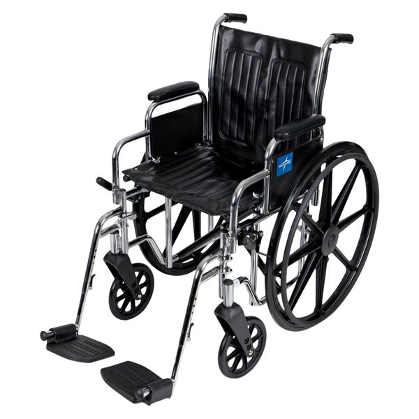 Excel 2000 Transport Wheelchair 300lb Capacity