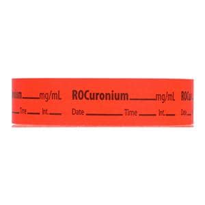Anesthesia Tape DTI Rocuronium mg/ml Fluorescent Red 1/2x500" 333/Rl