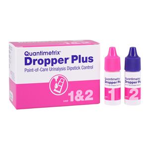 Dropper Plus POC Urinalysis Dipstick Level 1-2 Control 10/Bx