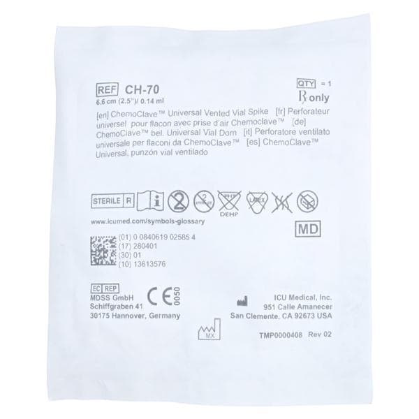 IV Access Device Clave Connector 50/Ca