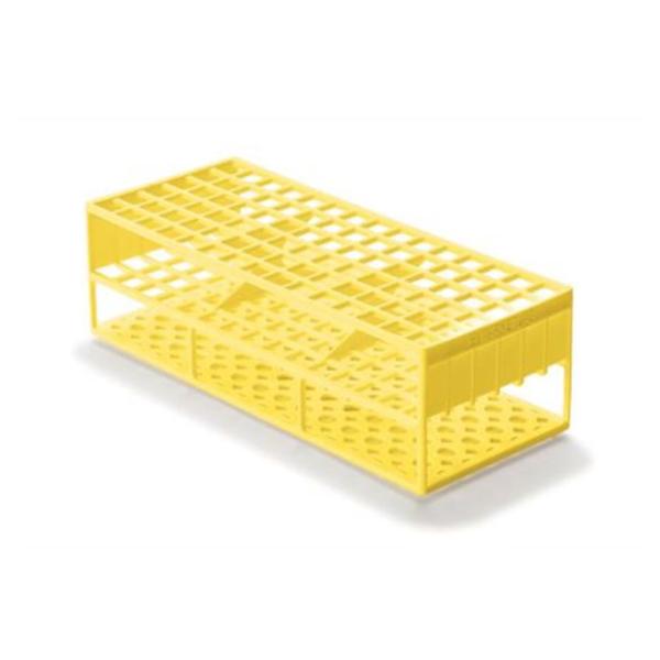 Tube Rack 13mm 90 Place Yellow 2/Pk