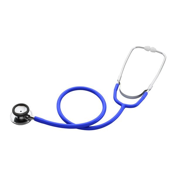 Lightweight Stethoscope Misty Blue Single Lumen Tubing Ea