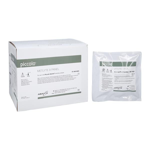 Piccolo Xpress MetLyte 8 Panel Reagent Disc CLIA Waived 10/Bx
