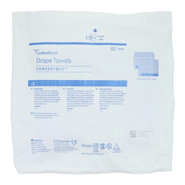 Convertors Tiburon 19x30" Sterile Utility Drape Non-Fenestrated