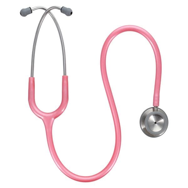 Adscope 603 Classic Stethoscope Adlt Brst Cncr Awrns Mtlc Pnk 1Lmn Tb Ea