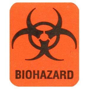 Labels Biohazard Warning 1.75x2.75 1000/Pk 1000/Pk