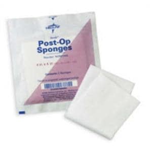 Post-Op Cellulose Fiber Gauze Sponge 4x3" Non-Sterile Rayon/Polyester Blend LF