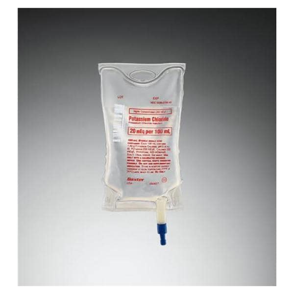 Potassium Chloride Injection 100mL Bag 100mL 24/Package