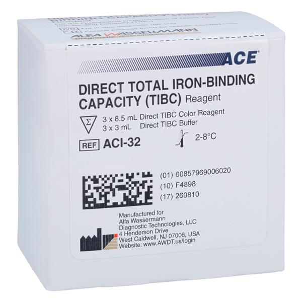 dTIBC Reagent Color:3x8.5mL/B:3x3mL 120 Count 1/Kt