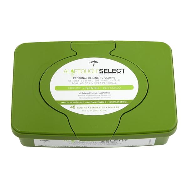 AloeTouch Select Premium Wipes Cleanser Tub Scented 12/Ca
