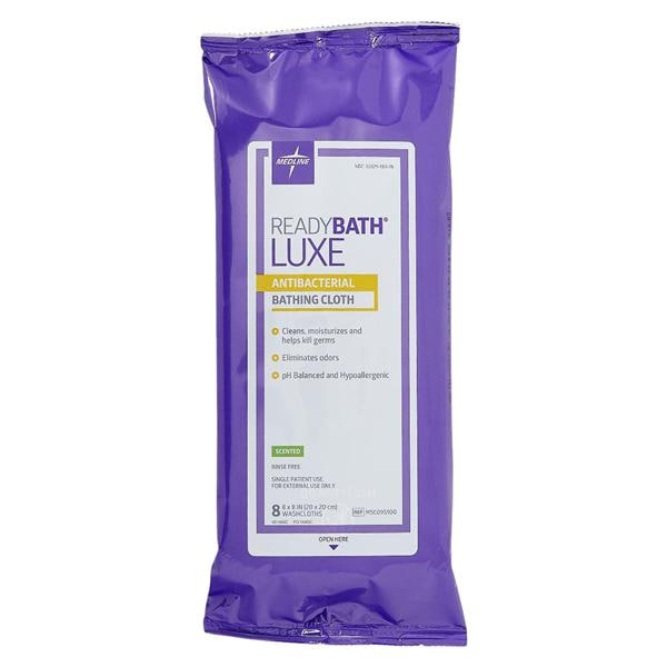 ReadyBath LUXE Cleansing Washcloth 8x8" 24x8/Ca