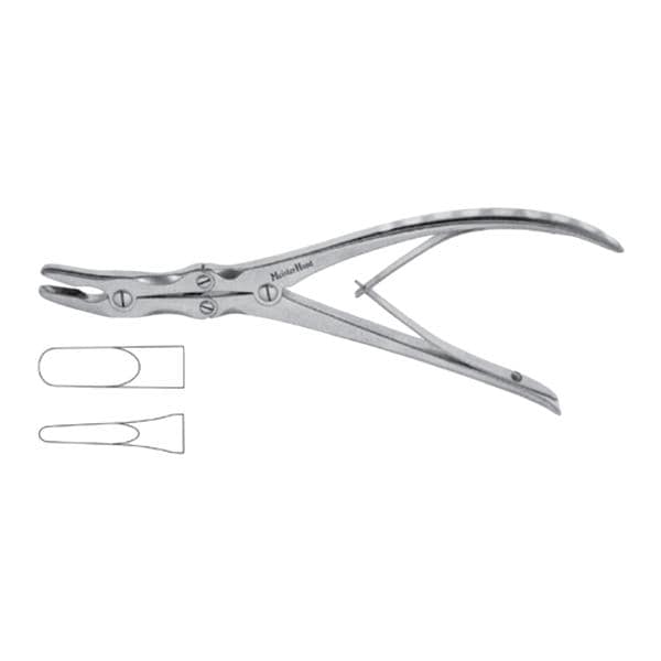 Meister-Hand Leksell Rongeur Light Curve Stainless Steel Ea