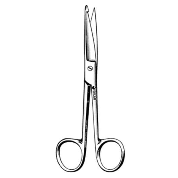 Knowles Bandage Scissors Straight 5-1/2" Stainless Steel Non-Sterile Rsbl 1/Pr