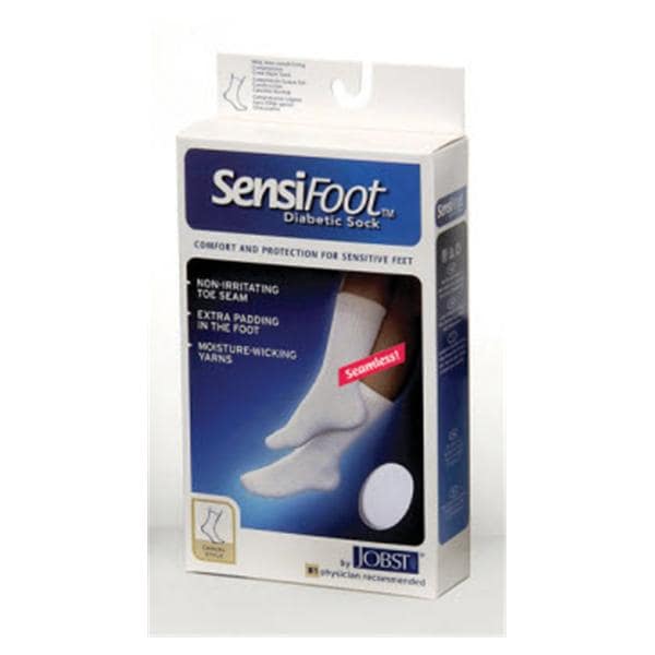 Jobst Sensifoot Diabetic Socks Adult Small Men 6-8 / Women 7-9