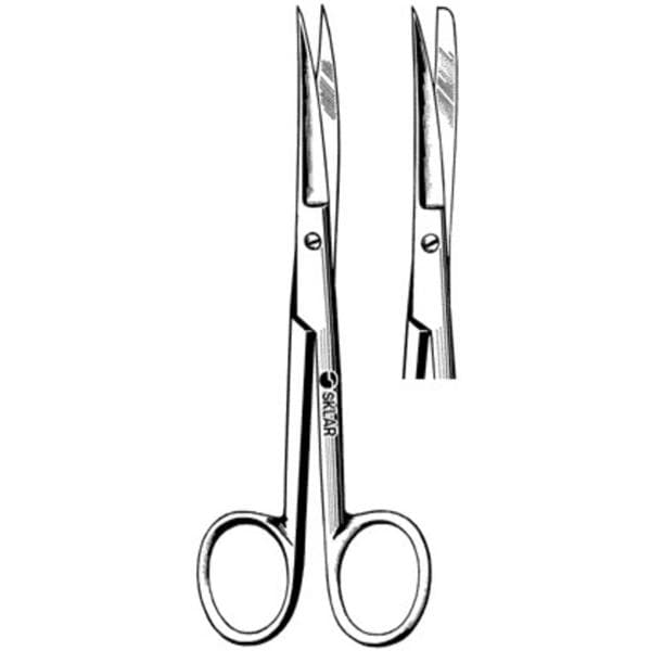 Operating Scissors Curved 5-1/2" Stainless Steel Non-Sterile Reusable 1/Pr