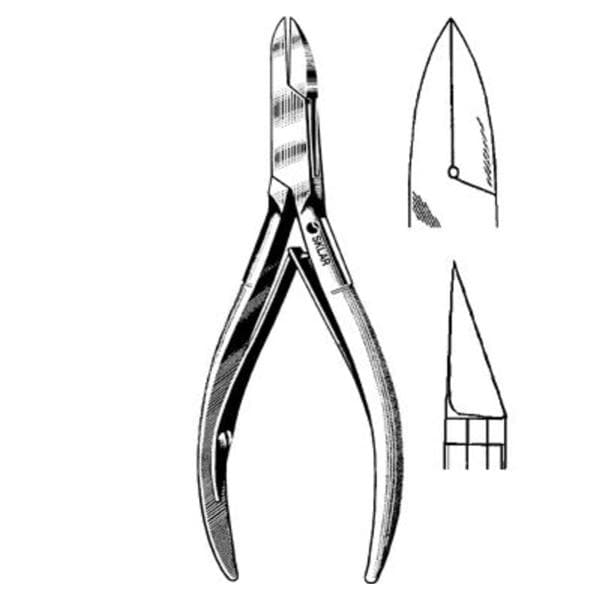 Littauer Cutting Forcep Straight Back 5" Autoclavable Ea