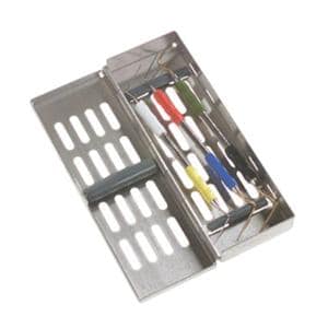 Thompson Slimline Cassette Stainless Steel Silver 7 to 14 Instruments Ea