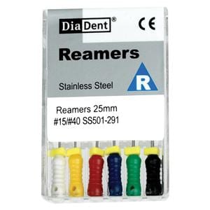 Hand Reamer 21 mm Size 10 Stainless Steel 6/Pk