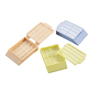 Histosette I Processing/ Embedding Tissue Cassette Peach Lid 1500/Ca