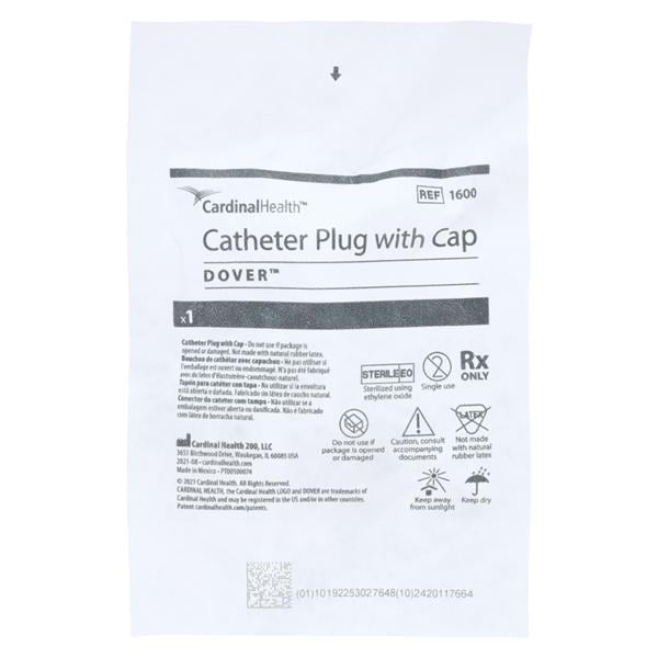Dover Catheterization Plug, 50 EA/CA