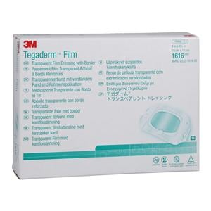 Tegaderm Film IV/Frame Style Dressing 4x4-3/4" Sterile Large Adhesive Trans LF