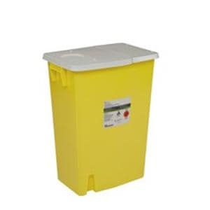 SharpSafety Chemotherapy Waste Container 18 Gal Yw 12.75x18.25x26" Plypro 1/Ea