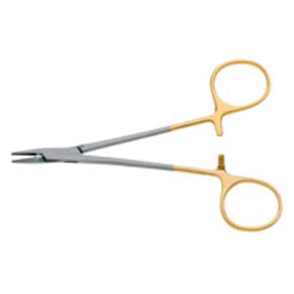 Halsey Needle Holder Serrated Jaw 5-1/8" Tungsten Carbide Ea