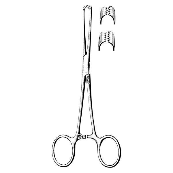 Allis Tissue Forcep 5" Autoclavable Ea