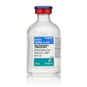 Tazicef Injection 2gm/vl Powder SDV 10/Package
