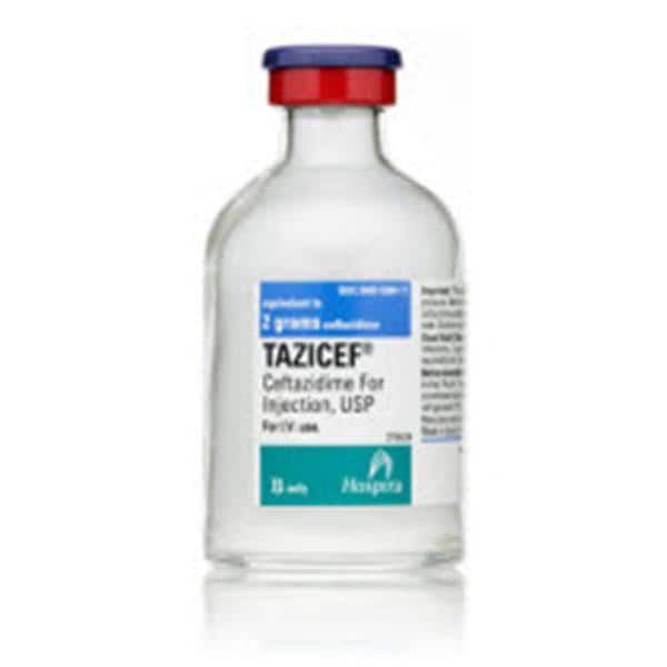 Tazicef Injection 2gm/vl Powder SDV 10/Package