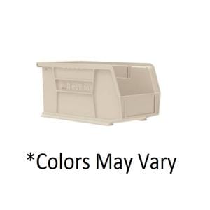 AkroBins Storage Bin Stone Polymer With Label Holder 10-7/8x5-1/2x5" 12/Ca