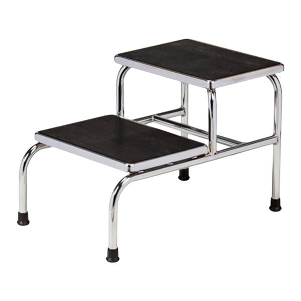 Step Stool Chrome 4 Leg Ea