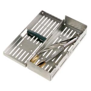 Surgical Cassette Stainless Steel Small Silver 5 Instruments Ea
