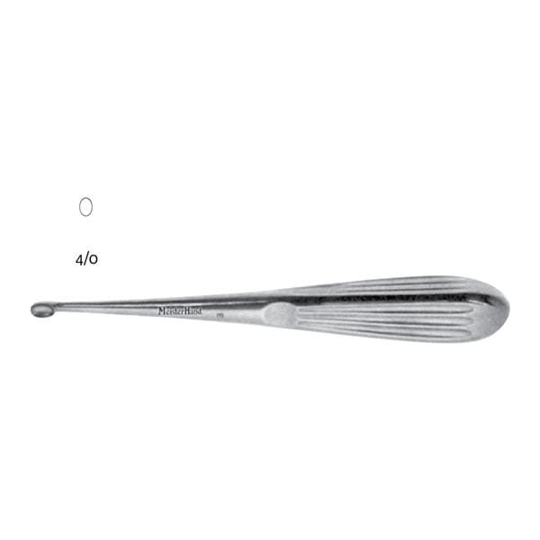 Meister-Hand Spratt Mastoid Curette 6-1/2" Stainless Steel Ea
