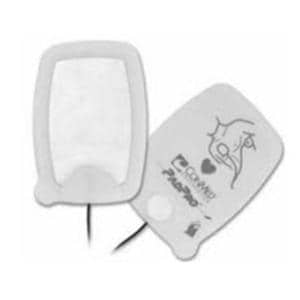 PadPro Defibrillator Pad Adlt/Chld New f/ Univ/Andrsn 6.1x4.5" Plmr Adh Gl 10/Ca