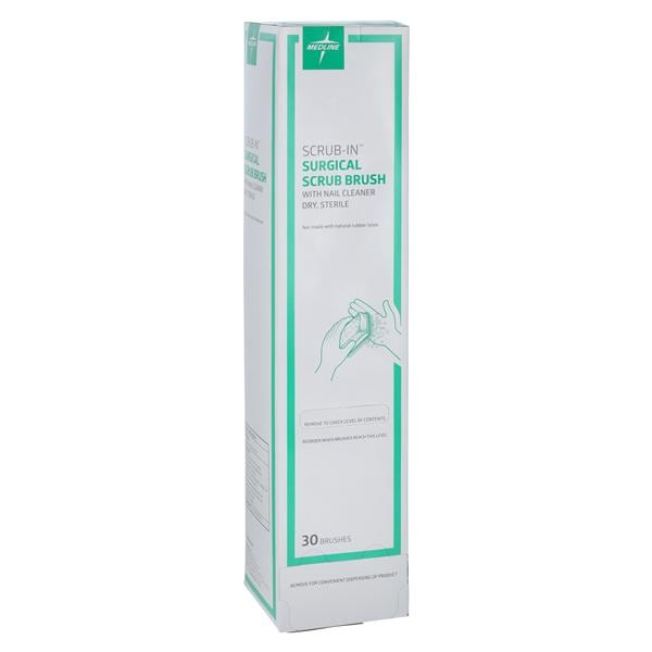 Scrub Brush White / Orange Sterile