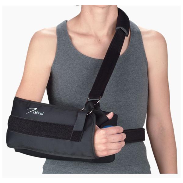P.A.D. Immobilizer Sling Shoulder Size Small Canvas 5.5x14" Universal