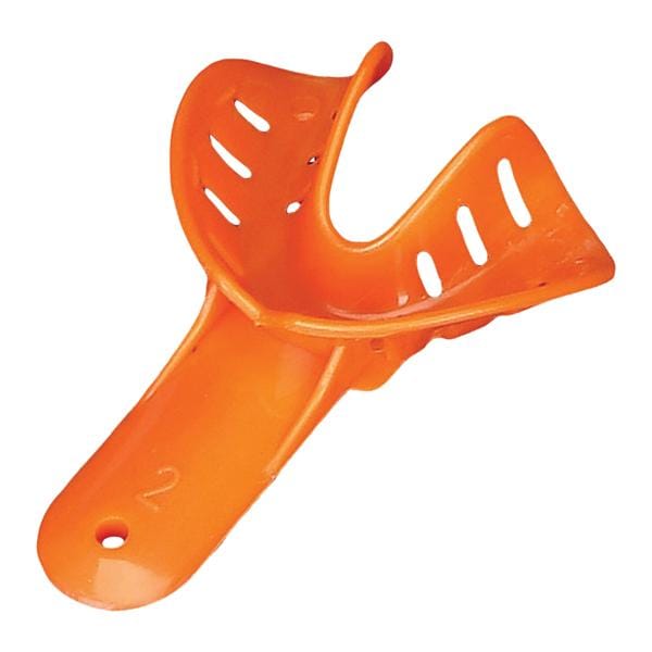 Excellent COLORS Disposable Impression Tray Perforated 2 Chld Md Lower 25/Bg