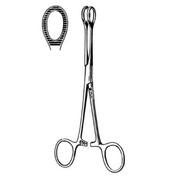 Ballenger Forcep Straight 7" Ea