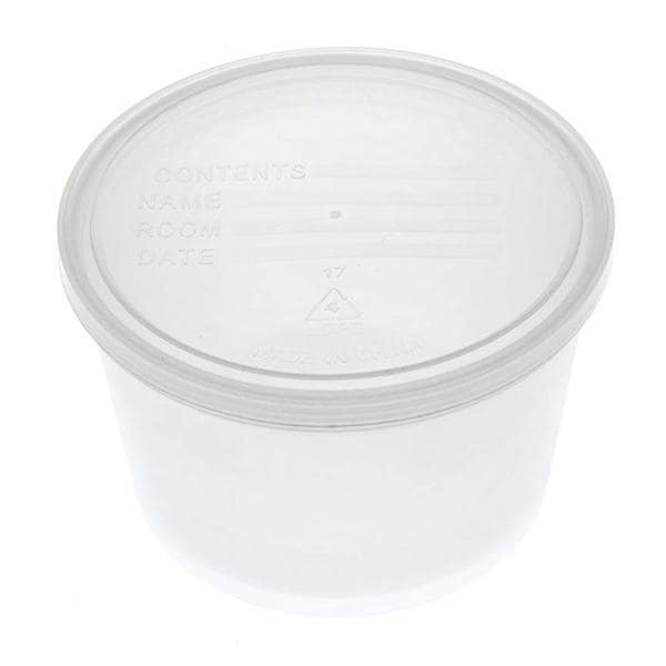 Denture Container Clear 250/Ca